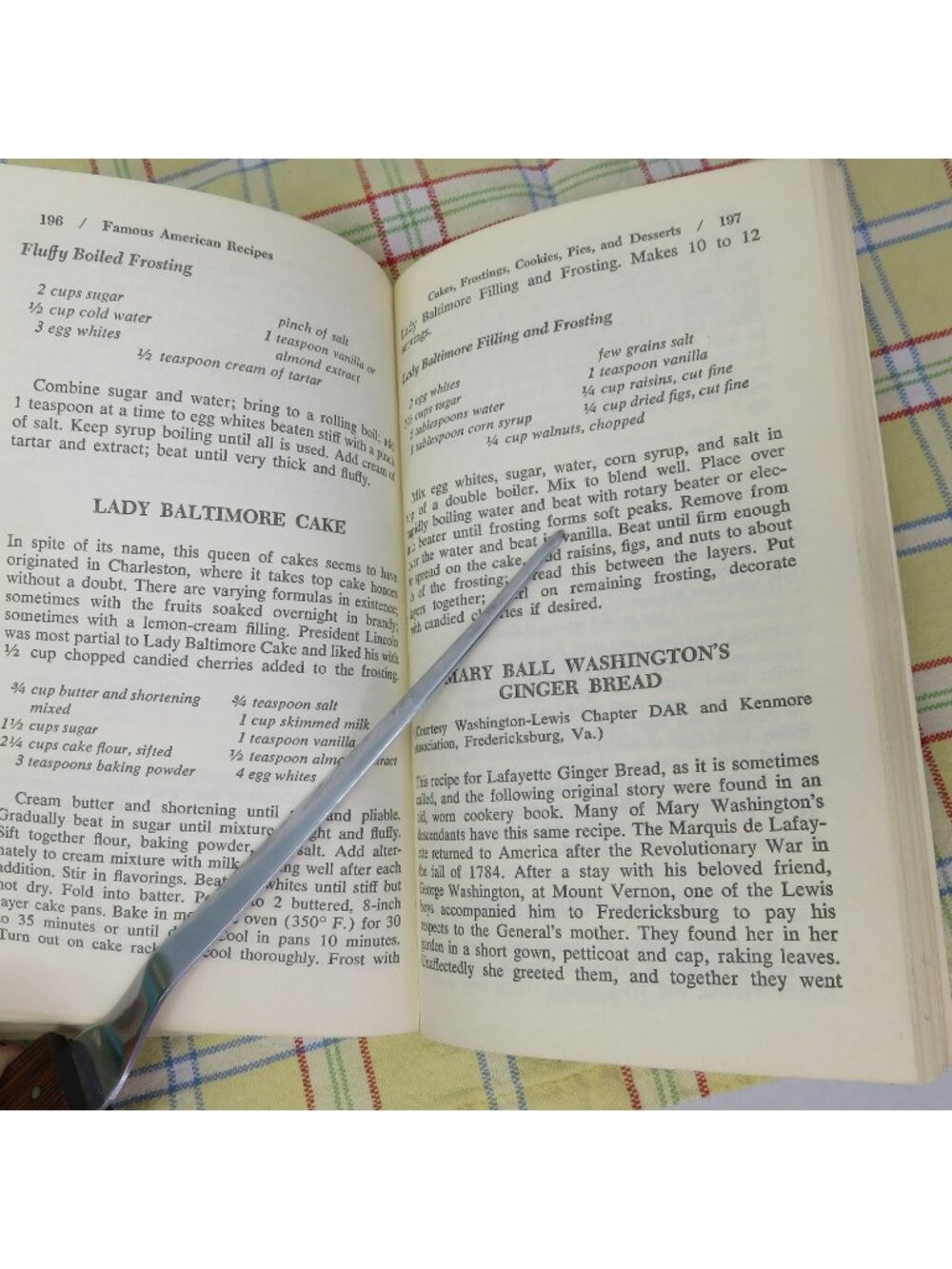 Famous American Recipes Cookbook John & Marie Roberson 1965 Collier PB 1st Ed - Picture 9 of 10